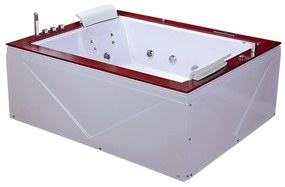 M-SPA - Kúpeľňová vaňa TURBO SPA s hydromasážou 180 x 150 x 67 cm