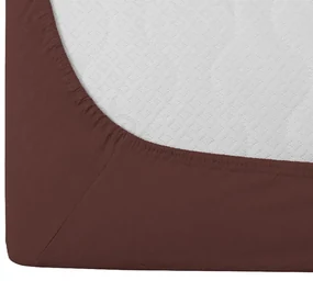 Jersey plachta EXCLUSIVE tmavohnedá 90 x 200 cm