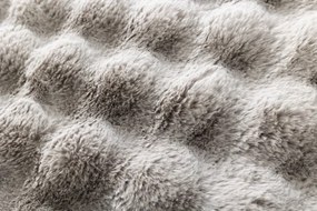 Kúpeľňový koberček Bubbles strieborný