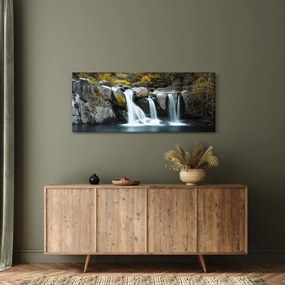Obraz - Vodopády, Lushan, Čína (120x50 cm)