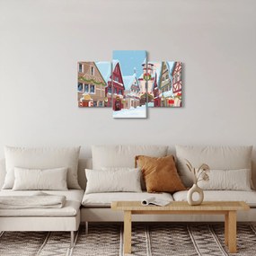 Obraz - Zimná ulička (90x60 cm)