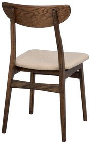 Hnedé jedálenské stoličky v súprave 2 ks Rodham - Rowico