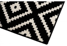 Kusový koberec Remund čierny atyp 100x500cm