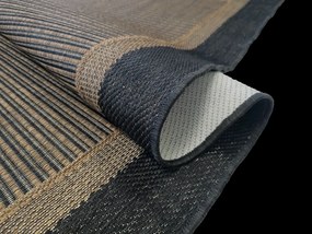 Koberec Eqos 0001 Brown – hnedý vzorovaný obdĺžnik Rozmer: 120x180 cm