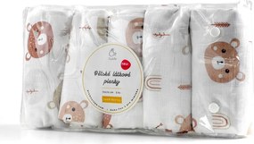 Polášek Látkové plienky 5 kusov: Medvedík a šípy