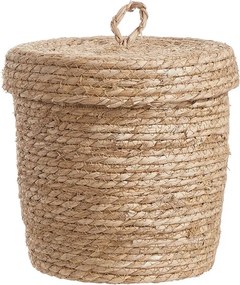 RUSH ROPE Kôš guľatý s viečkom 25 cm