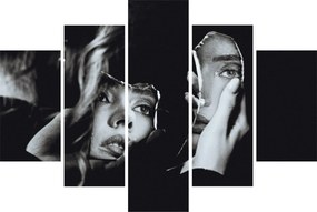 Obraz - Pohľad do zrkadla (150x105 cm)