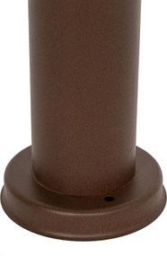 Stožiar vonkajšieho svietidla hrdzavohnedý s opálom 80 cm IP44 - Rox