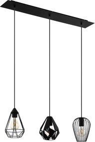 XXXLutz ZÁVESNÉ SVIETIDLO, 90/18.5/110 cm Eglo - Online Only bytové doplnky - 003348132001