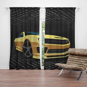 Sablio Záves Chevrolet Camaro Bodky: 2ks 140x250cm