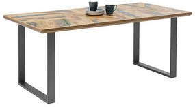 Abstract jedálenský stôl tmavosivý 180x90