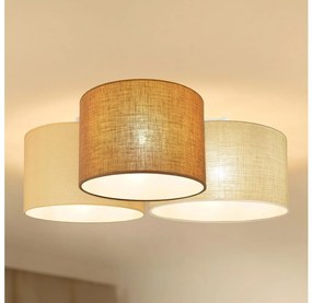 Brilagi - Stropné svietidlo SPIDER 3xE27/15W/230V béžová/krémová