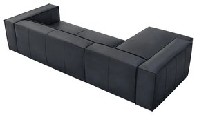 Tmavomodrá kožená rohová pohovka (ľavý roh) Madame – Windsor &amp; Co Sofas