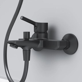 Vaňová a sprchová batéria AM.PM X-Joy S FXB10022 jednopáková, čierna