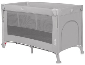 Lionelo - Cestovná postieľka 3 v 1 ELLEN Betónovo sivá