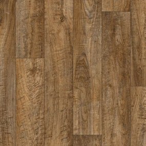 Beauflor, PVC podlaha - lino Ambient Stock Oak 039M, na mieru, šíře 2m,3m,4m, hnedá, bez podkladu, chodba / predsieň