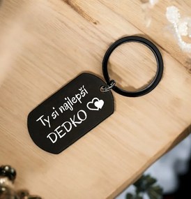 Ahome Krásna kovová kľúčenka - Najlepší Dedko