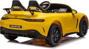 LEAN CARS Elektrické autíčko Mercedes GT63 AMG DK-GT63 24V LCD žlté