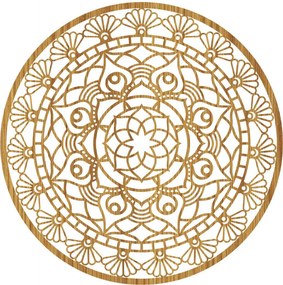 SENTOP | Drevená mandala harmónie – Elegantná dekorácia na stenu I SENTOP HDF0176