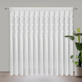 ZÁCLONA NA PÁSKE DIANA3 350X270 CM BIELA