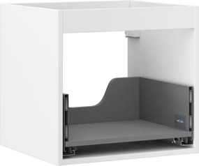 Mexen Box-A, závesná skrinka 50 cm, 1 zásuvka, biela matná, 91AX0-0500-470-1-01