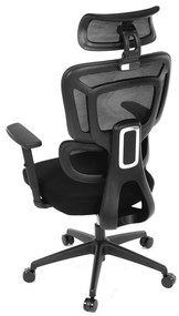 Kancelárska ergonomická stolička MARIA — látka, čierna