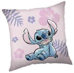 Jerry Fabrics Dekoračný vankúšik 40x40 cm - Lilo and Stitch "Pink"