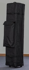 Nožnicový Party stan 3x6m ALU Standard plné bočnice Farba: Čierna