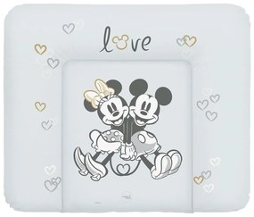 Ceba Baby Podložka mäkká na komodu Disney Minnie & Mickey Grey 85 x 72