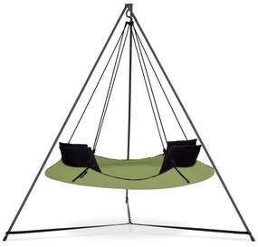Zelená záhradná hojdačka so stojanom - Hangout Pod