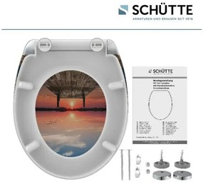 Schütte WC sedadlo z duroplastu (Západ slnka na oblohe)  (100335933)