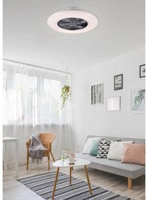 Biele/v striebornej farbe LED stropné svietidlo Visby – Trio