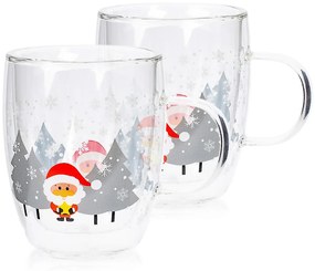 4Home Termo pohár Mug Santa Hot&Cool 270 ml, 2 ks