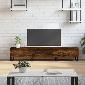TV skrinka, tmavý dub 150x36x30 cm, kompozitné drevo 829177