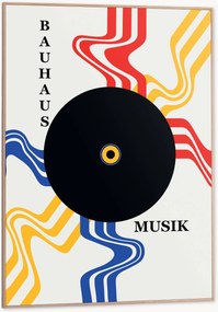 Nástenná dekorácia v ráme Bauhaus