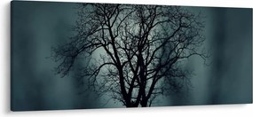 Obraz stromov pri zatmení (120x50 cm)