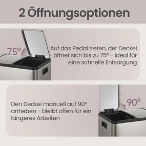 Odpadkový kôš na triedený odpad LTB254EZ01
