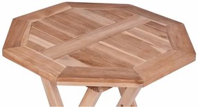 Garthen 2340 Záhradný stolík z tíkového dreva, Ø 60cm