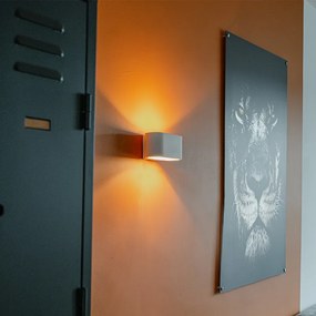 Moderná nástenná lampa biela plochá - Gipsy Arles