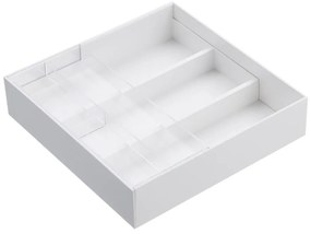 Biele priehradky do kuchynskej zásuvky YAMAZAKI Tower