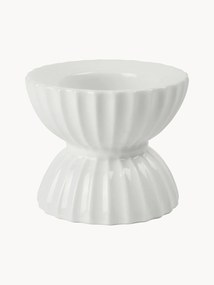 Porcelánový svietnik na čajovú sviečku so štruktúrovaným povrchom Tura