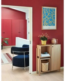 Súprava 2 žltých keramických kvetináčov Hübsch Tina