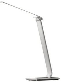 Solight LED stolná lampa stmievateľná, 12W, voľba teploty svetla, USB, biela