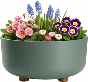 Plastový květináč na nožičkách TERRA 17x26,9 cm - výber z 5 prevedení