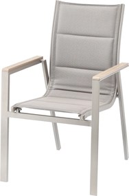 CH Hliníková záhradná stolička Polywood- béžová