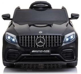 RAMIZ ELEKTRICKÉ AUTÍČKO - MERCEDES GLC - NELAKOVANÉ ČIERNE - 4x25W MOTOR - 12V/7Ah BATÉRIA - 2023