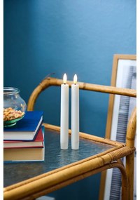 LED sviečky v súprave 2 ks (výška 20 cm) Sille Tall Rechargeable – Sirius