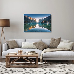 Obraz - Horské jazero (90x60 cm)