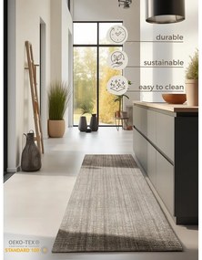Béžový jutový behúň 80x200 cm Bouclé – Hanse Home
