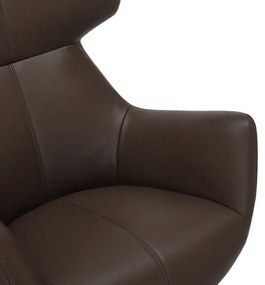 Kreslo VOGUE otočné o 360° hnedá